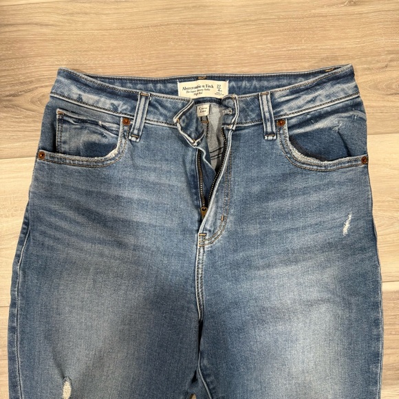 Abercrombie & Fitch Super Skinny Ankle High Rise Jeans Size 27 SHORT - Picture 5 of 9